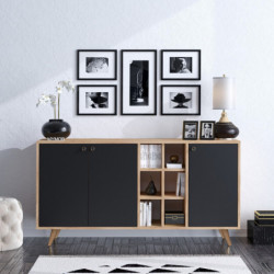 Aparador VEİT Roble Negro Practica Hogar