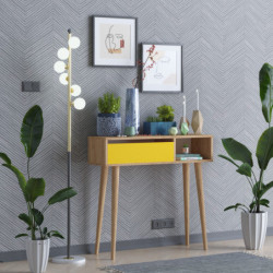 Consola ARLET Roble Amarillo Practica Hogar
