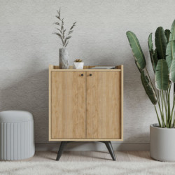 Gabinete multiusos Seul Roble Negro Practica Hogar