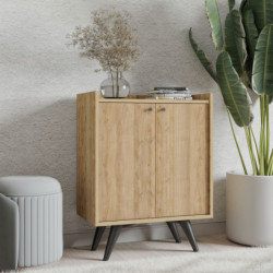 Gabinete multiusos Seul Roble Negro Practica Hogar