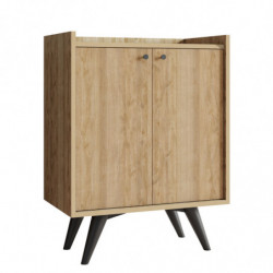 Gabinete multiusos Seul Roble Negro Practica Hogar