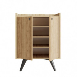 Gabinete multiusos Seul Roble Negro Practica Hogar