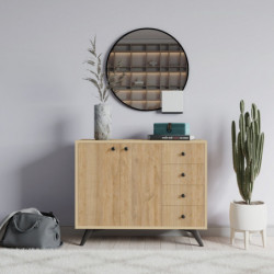 Gabinete multiusos Waga Roble Practica Hogar