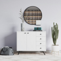 Gabinete multiusos Waga Blanco Practica Hogar
