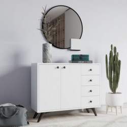 Gabinete multiusos Waga Blanco Practica Hogar