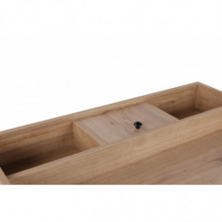 Mesa de maquillaje con espejo Zurich Nogal Negro Practica Hogar