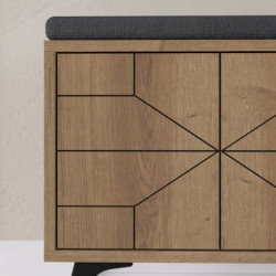 Zapatero Dune Bench Hitit Golpealo Practica Hogar