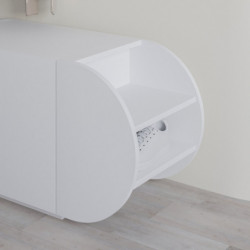 Zapatero Pozy Shoe Bench Blanco Practica Hogar