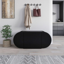 Zapatero Pozy Shoe Bench Negro Practica Hogar
