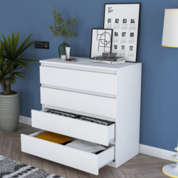 Cómoda BE102 2431 Blanco Practica Hogar
