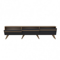 Mueble TV Amsterdam Antracita Practica Hogar