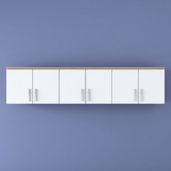 Estante de pared EA114 2720 Nogal Blanco Practica Hogar