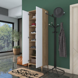 Recibidor EA116 -2746 Nogal Blanco Practica Hogar