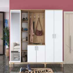 Recibidor EA129 2797 Nogal Blanco Practica Hogar