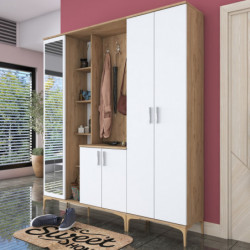 Recibidor EA129 2797 Nogal Blanco Practica Hogar