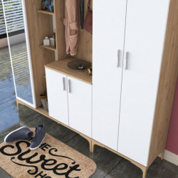 Recibidor EA129 2797 Nogal Blanco Practica Hogar