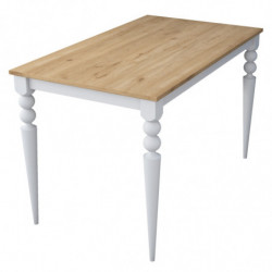 Mesa comedor JA104 2598 Nogal Blanco Practica Hogar
