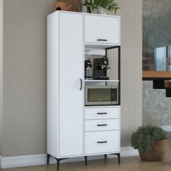 Gabinete multiusos JE112 2958 Blanco Practica Hogar