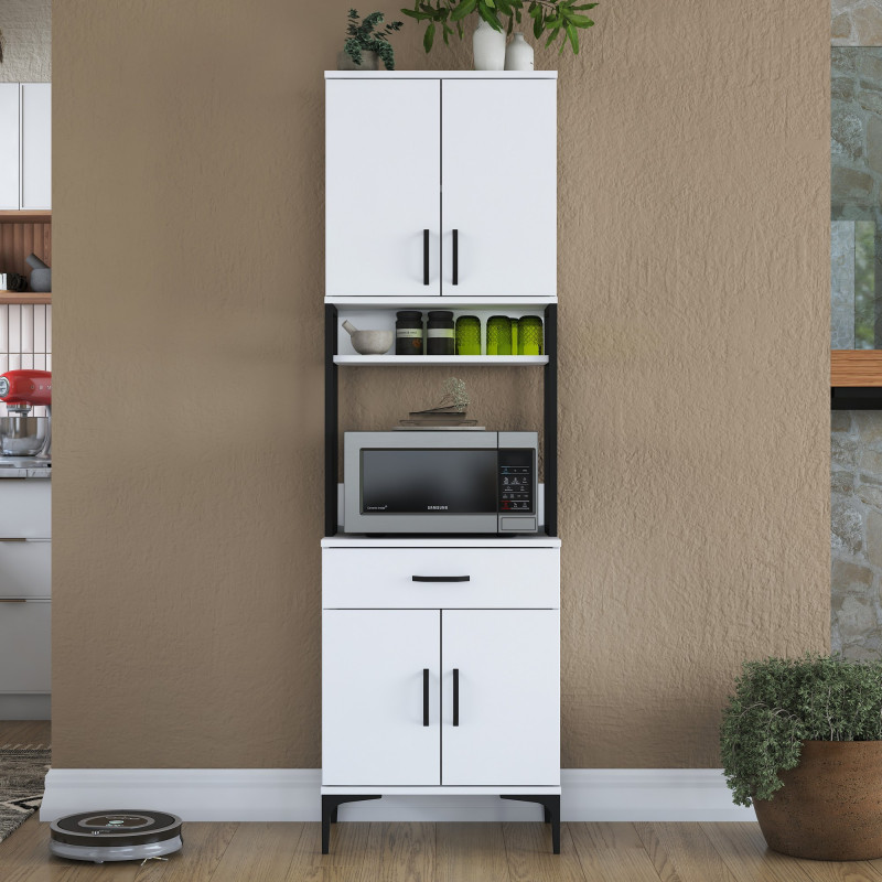 Gabinete multiusos JE113 2963 Blanco Practica Hogar Gabinete multiusos JE113 2963 Blanco Practica Hogar