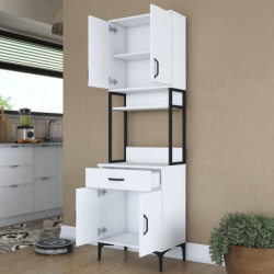 Gabinete multiusos JE113 2963 Blanco Practica Hogar