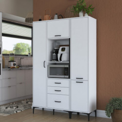 Gabinete multiusos JE118 2964 Blanco Practica Hogar