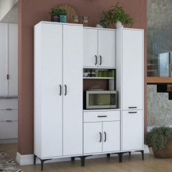 Gabinete multiusos JE119 2965 Blanco Practica Hogar