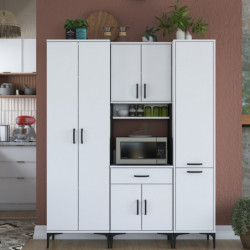 Gabinete multiusos JE119 2965 Blanco Practica Hogar