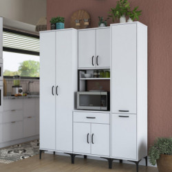 Gabinete multiusos JE119 2965 Blanco Practica Hogar