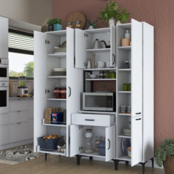 Gabinete multiusos JE119 2965 Blanco Practica Hogar