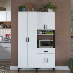 Gabinete multiusos JE120 2966 Blanco Practica Hogar