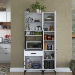 Gabinete multiusos JE121 2967 Blanco Practica Hogar