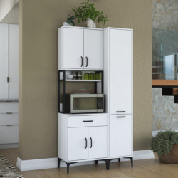 Gabinete multiusos JE121 2967 Blanco Practica Hogar