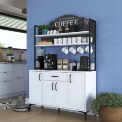 Gabinete multiusos JE130 2987 Blanco Practica Hogar