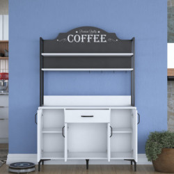 Gabinete multiusos JE130 2987 Blanco Practica Hogar