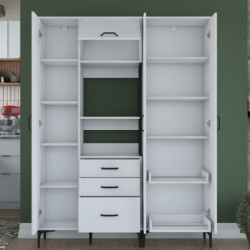 Gabinete multiusos JE131 2989 Blanco Practica Hogar