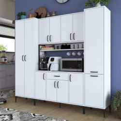 Gabinete multiusos JE132 3053 Blanco Practica Hogar