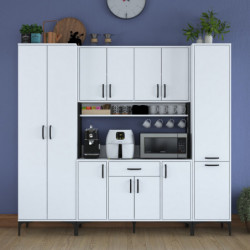 Gabinete multiusos JE132 3053 Blanco Practica Hogar