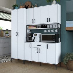 Gabinete multiusos JE133 3054 Blanco Practica Hogar