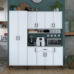 Gabinete multiusos JE133 3054 Blanco Practica Hogar