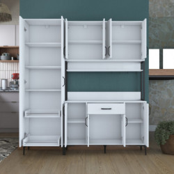 Gabinete multiusos JE133 3054 Blanco Practica Hogar