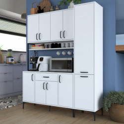 Gabinete multiusos JE134 3055 Blanco Practica Hogar