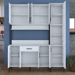 Gabinete multiusos JE134 3055 Blanco Practica Hogar