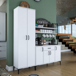 Gabinete multiusos JE148 3080 Blanco Practica Hogar