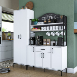 Gabinete multiusos JE148 3080 Blanco Practica Hogar