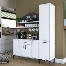 Gabinete multiusos JE149 3081 Blanco Practica Hogar