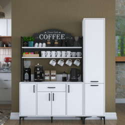 Gabinete multiusos JE149 3081 Blanco Practica Hogar