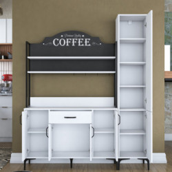 Gabinete multiusos JE149 3081 Blanco Practica Hogar