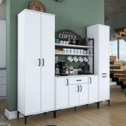 Gabinete multiusos JE150 3082 Blanco Practica Hogar