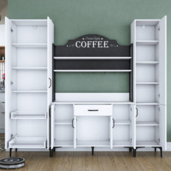 Gabinete multiusos JE150 3082 Blanco Practica Hogar