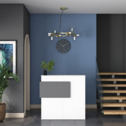 Mesa de recepción MA102 2929 Blanco Mármol Practica Hogar